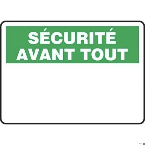 Accuform 10 in W, 7 in H, Dura-Plastic FRMRBH965XT - main